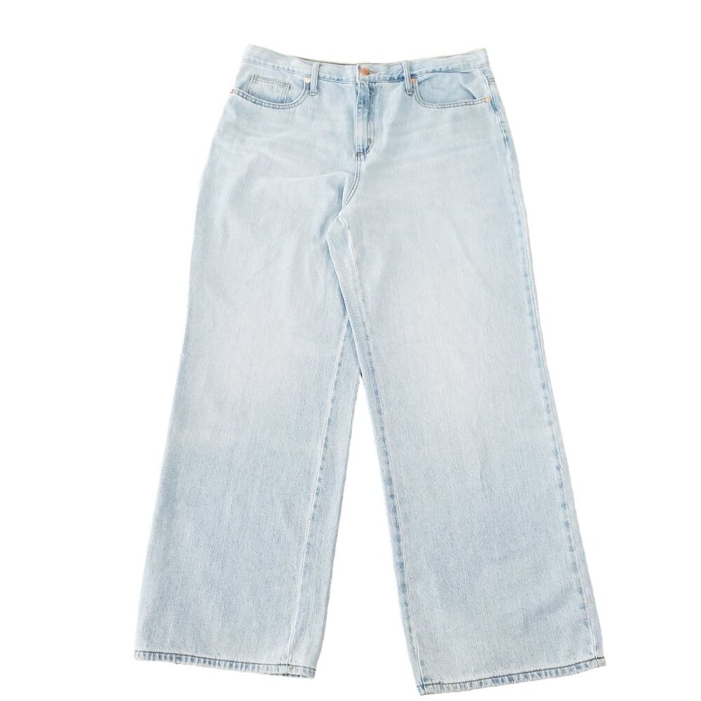 Universal Thread Wide Leg Jeans Size 16 Light Wash NWT - Picture 4 of 12